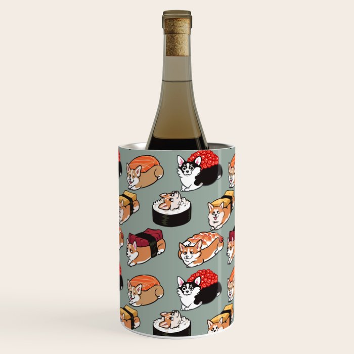 Sushi  Corgi Wine Chiller Gallery Image 1
