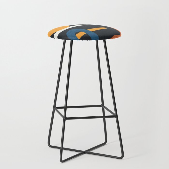 Abstract Colorful Setting 3 Stool Gallery Image 1