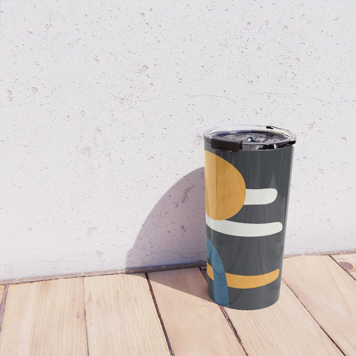Abstract Colorful Setting 3 Travel Mug Gallery Image 4