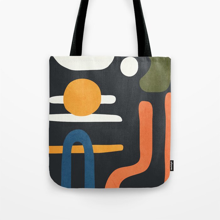 Abstract Colorful Setting 3 Tote Bag Gallery Image 1