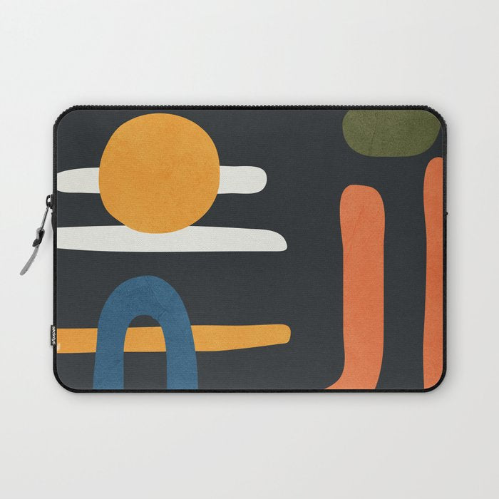 Abstract Colorful Setting 3 Laptop Sleeve Gallery Image 1