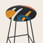 Abstract Colorful Setting 3 Stool Gallery Image 2