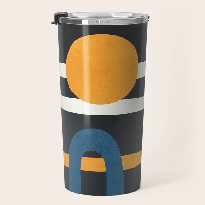 Abstract Colorful Setting 3 Travel Mug Gallery Image 3