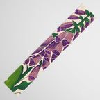 Contemporary Botanical Garden Foxglove in Bloom Table Runner Gallery Image 3