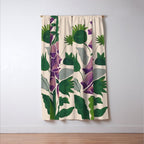 Contemporary Botanical Garden Foxglove in Bloom Window Curtain Gallery Image 3