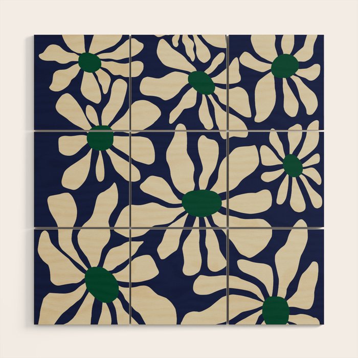 Happy Flora II Wood Wall Art Gallery Image 1