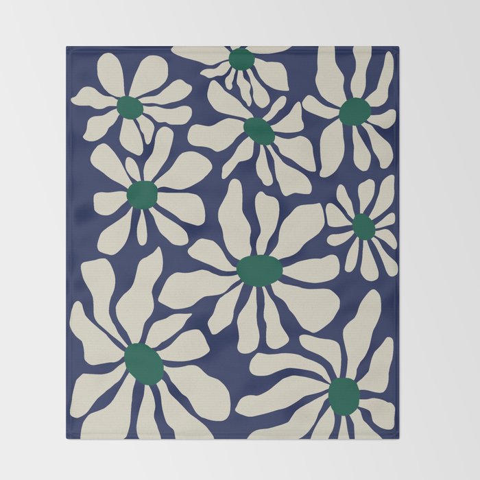 Happy Flora II Throw Blanket Gallery Image 2