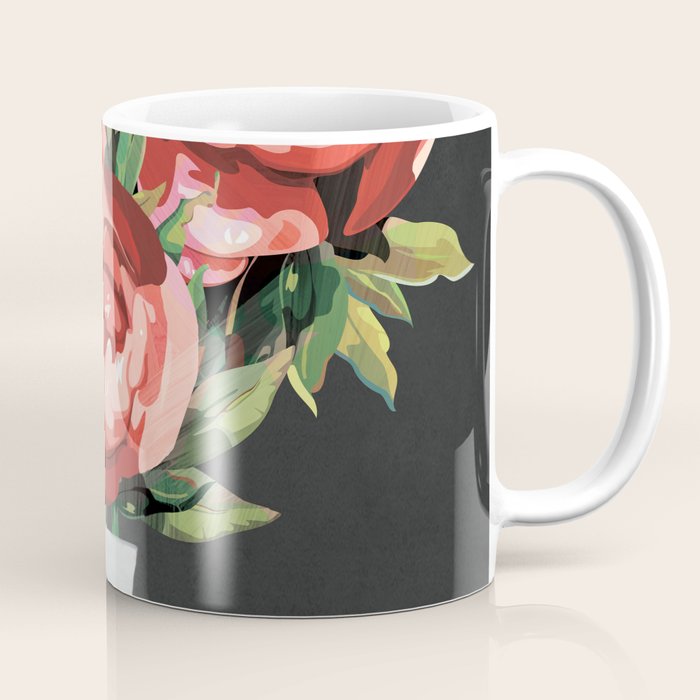 Vase of Flowers 3 Coffee Mug Gallery Image 1