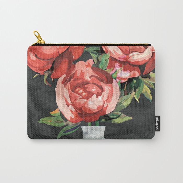 Vase of Flowers 3 Carry All Pouch Gallery Image 1