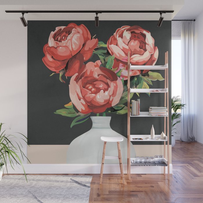 Vase of Flowers 3 Wall Mural Gallery Image 1