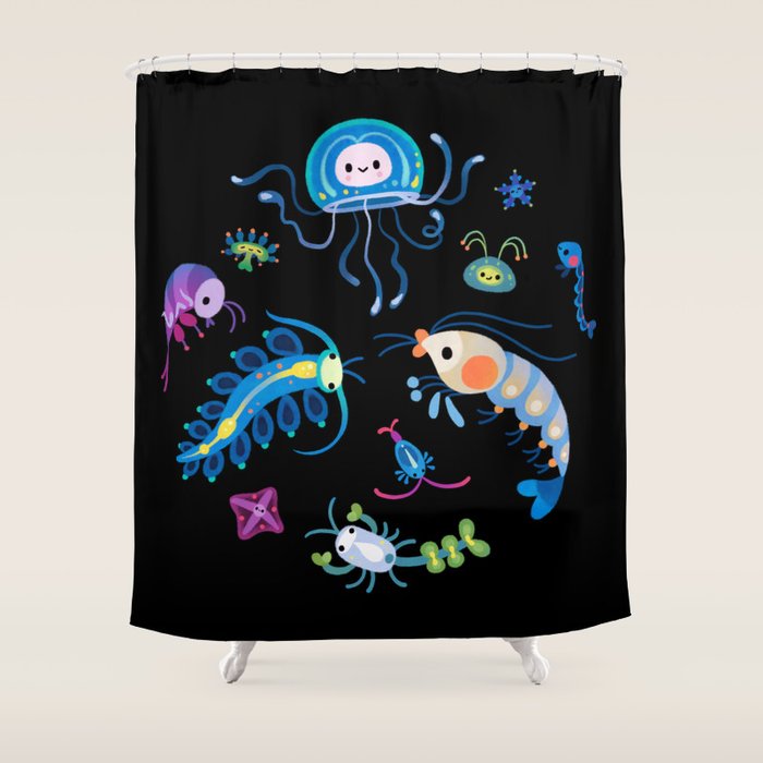 Zooplankton Shower Curtain Gallery Image 1