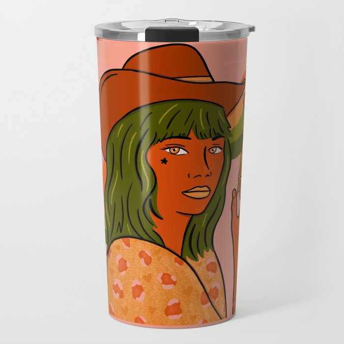 She's Trouble Travel Mug Gallery Image 1