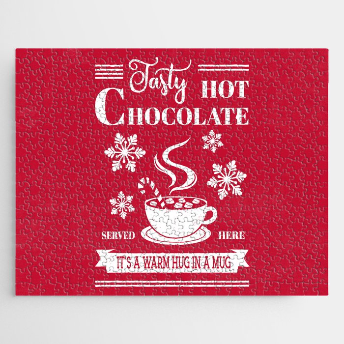 Tasty Hot Chocolate Red Jigsaw Puzzle Gallery Image 1