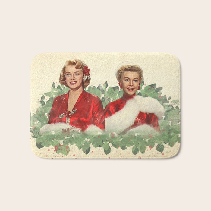 Sisters - A Merry White Christmas Bath Mat Gallery Image 1