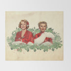 Sisters - A Merry White Christmas Throw Blanket Gallery Image 2