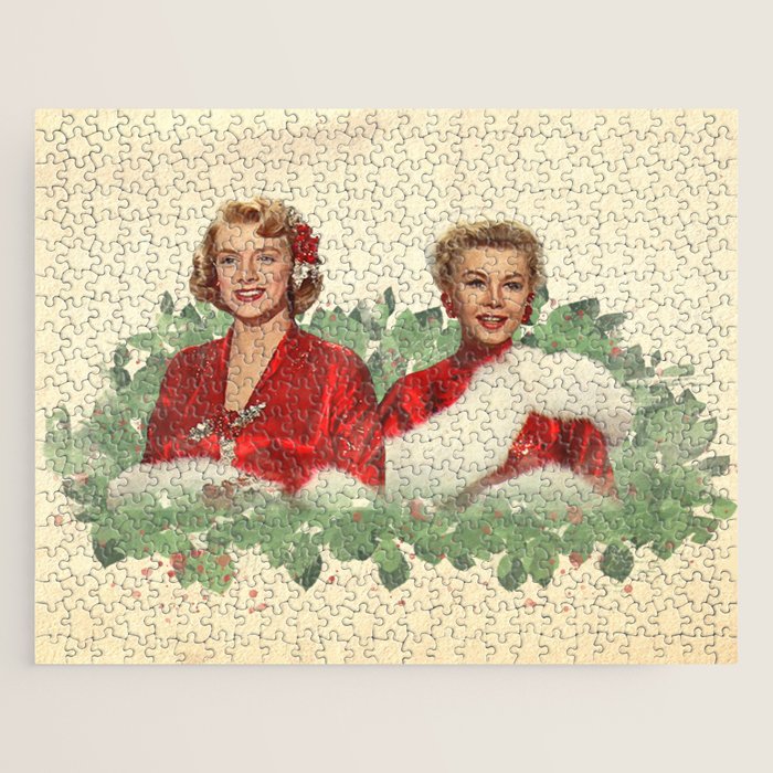 Sisters - A Merry White Christmas Jigsaw Puzzle Gallery Image 1