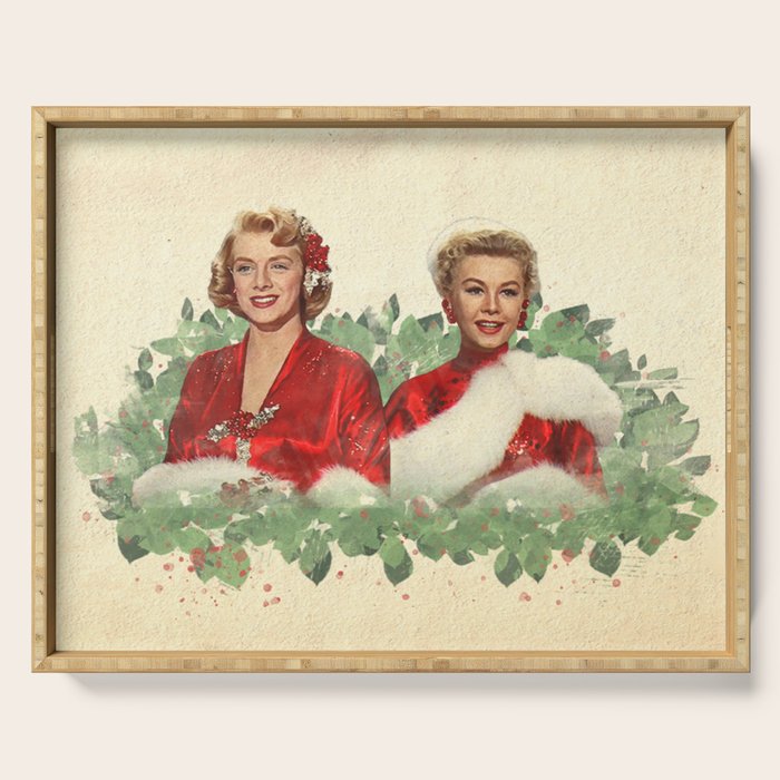 Sisters - A Merry White Christmas Serving Tray Gallery Image 1