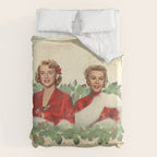 Sisters - A Merry White Christmas Duvet Cover Gallery Image 6