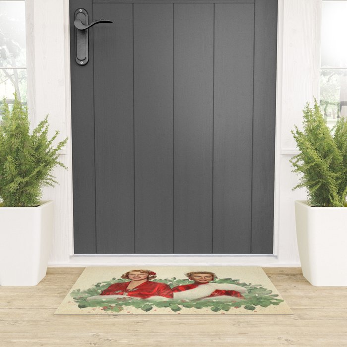 Sisters - A Merry White Christmas Welcome Mat Gallery Image 3