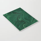 Modern Cotemporary Emerald Green Abstract Notebook Gallery Image 3