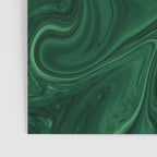 Modern Cotemporary Emerald Green Abstract Poster Gallery Image 3