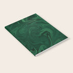 Modern Cotemporary Emerald Green Abstract Notebook Gallery Image 2