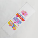 Retro Roadtrip - Candy Palette Yoga Mat Gallery Image 1