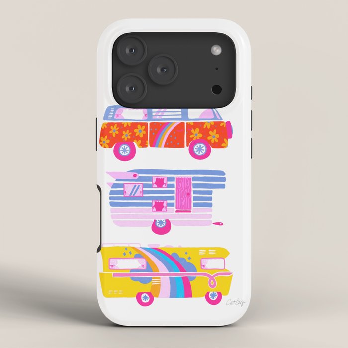 Retro Roadtrip - Candy Palette iPhone Case Gallery Image 3