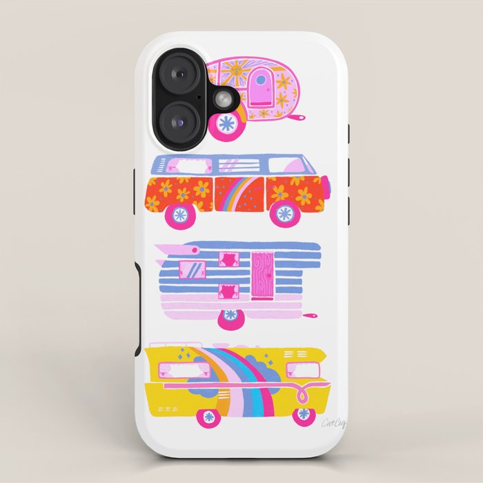 Retro Roadtrip - Candy Palette iPhone Case Gallery Image 1