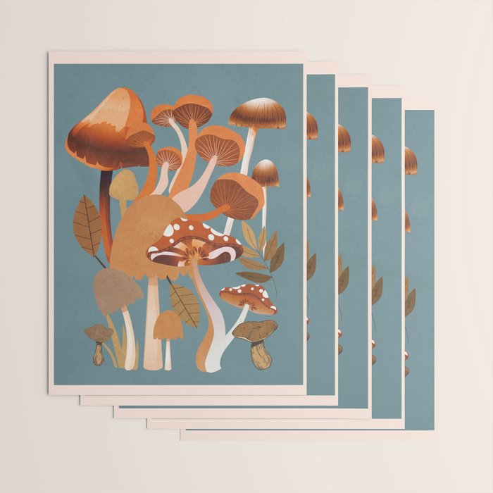 Mushrooms 3 Wrapping Paper Gallery Image 3