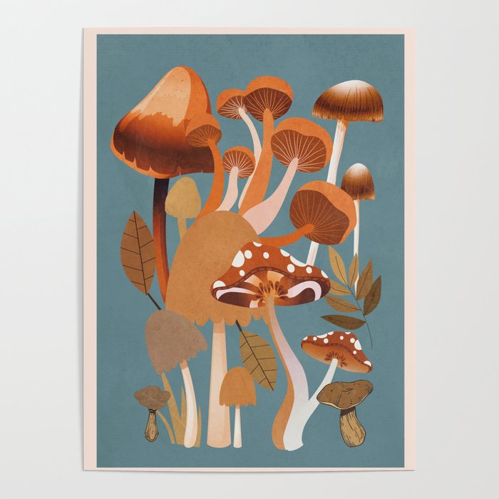 Mushrooms 3 Poster Gallery Image 4