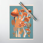 Mushrooms 3 Wrapping Paper Gallery Image 1