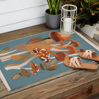 Mushrooms 3 Outdoor Rug Gallery Image 2