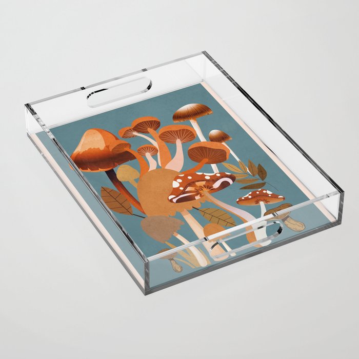 Mushrooms 3 Acrylic Tray Gallery Image 1