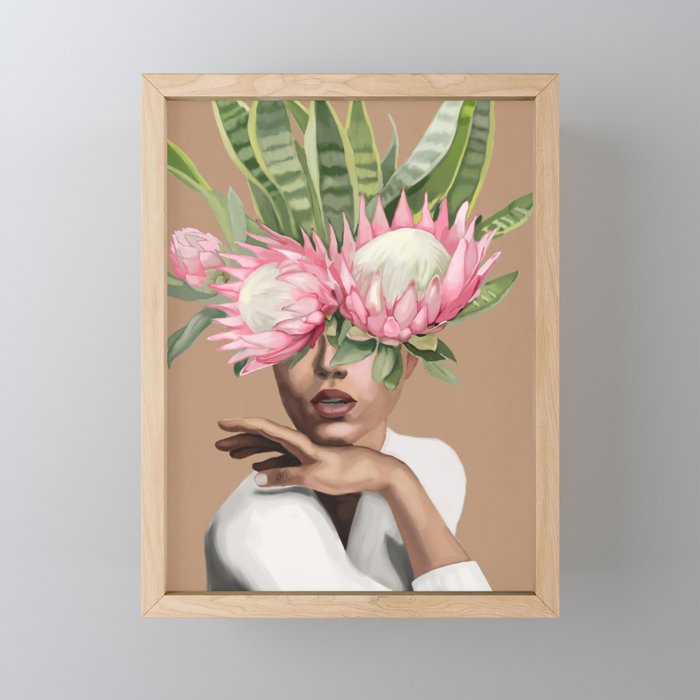 Floral Elegance 1 Mini Art Print Gallery Image 1