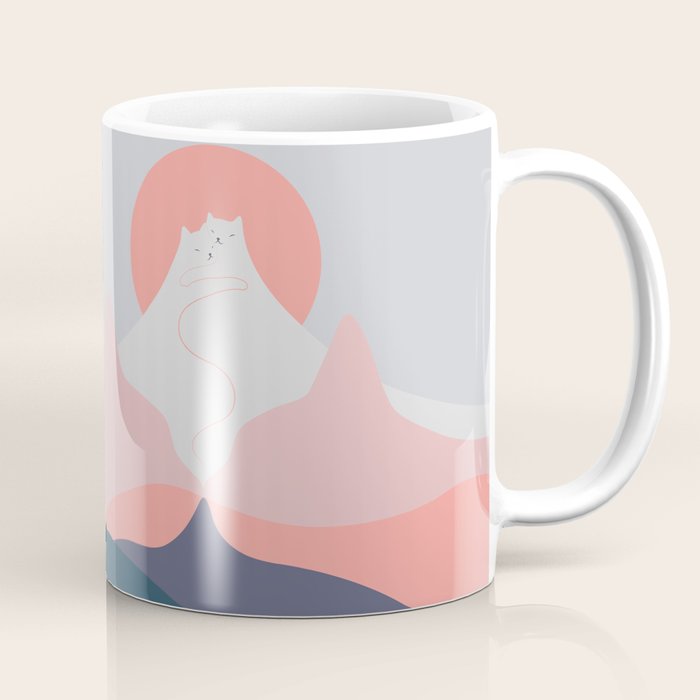 Cat Landscape 129 Coffee Mug Gallery Image 1