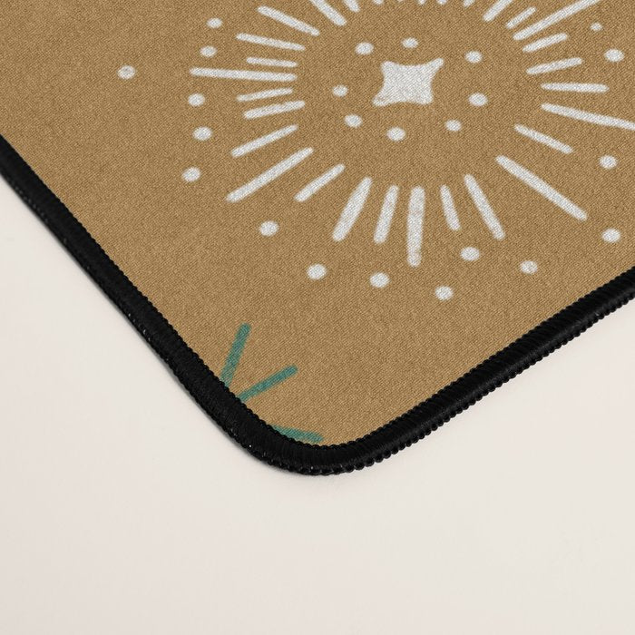 Stellar modern shapes A Desk Mat Gallery Image 4