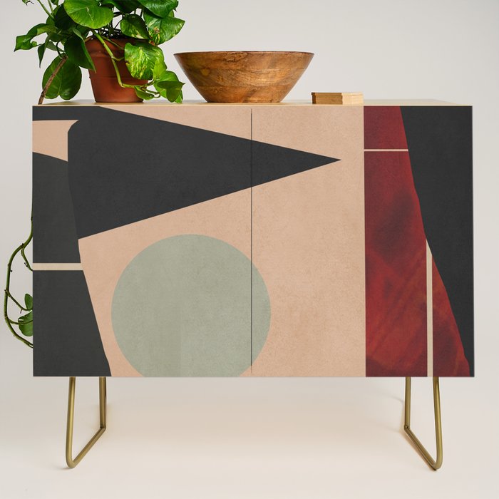 Abstract Geometric Shapes 168 Credenza Gallery Image 1