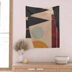 Abstract Geometric Shapes 168 Wall Tapestry Gallery Image 2