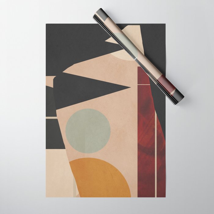 Abstract Geometric Shapes 168 Wrapping Paper Gallery Image 1