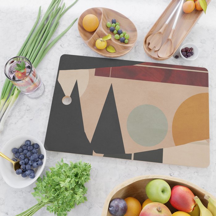 Abstract Geometric Shapes 168 Cutting Board Gallery Image 2