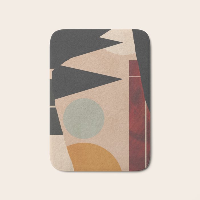 Abstract Geometric Shapes 168 Bath Mat Gallery Image 1