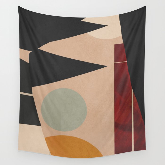 Abstract Geometric Shapes 168 Wall Tapestry Gallery Image 4