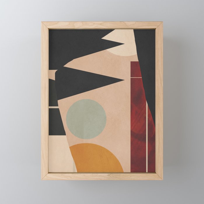 Abstract Geometric Shapes 168 Mini Art Print Gallery Image 1