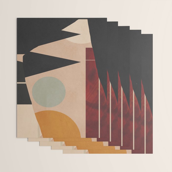 Abstract Geometric Shapes 168 Wrapping Paper Gallery Image 3