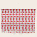 Pink and Red Argyle Wall Hanging Gallery Image 1