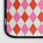 Pink and Red Argyle Laptop Sleeve Gallery Image 3