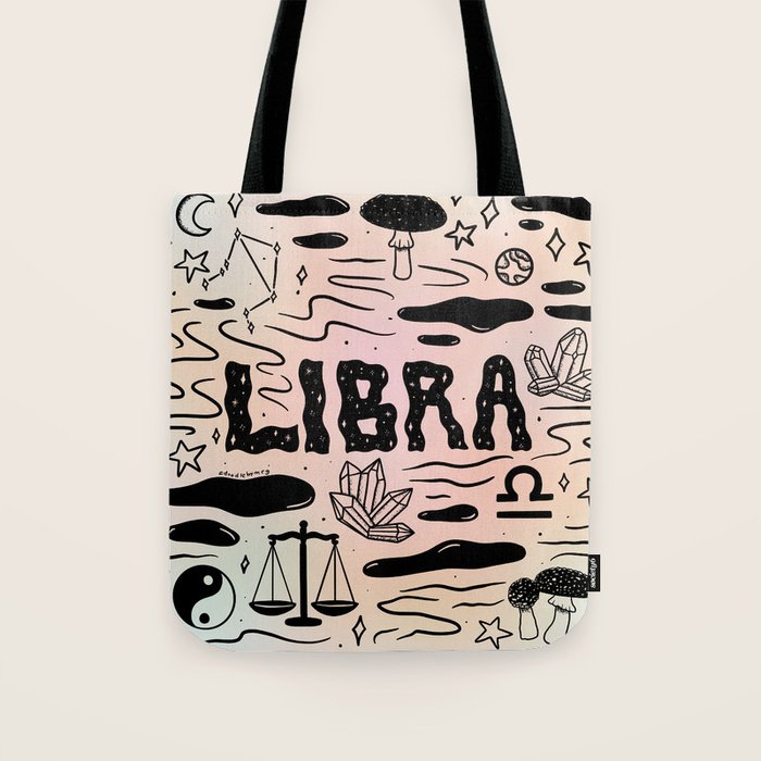 Celestial Libra Tote Bag Gallery Image 1