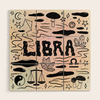 Celestial Libra Wood Wall Art Gallery Image 1