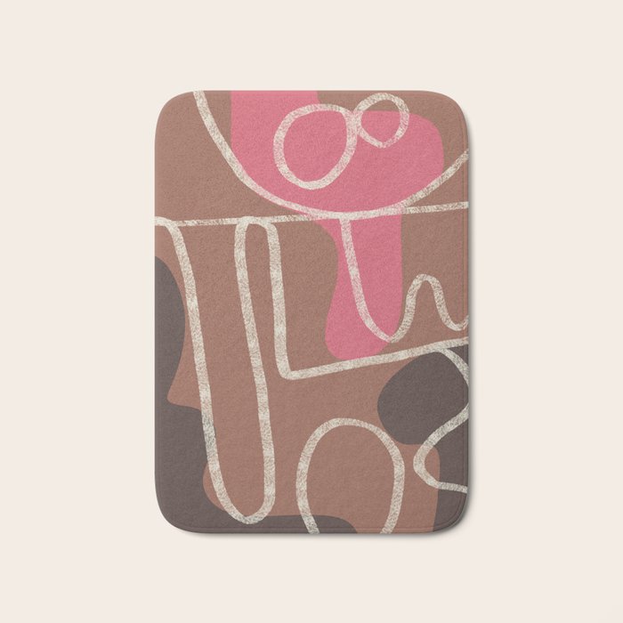 Organic Minimalist Layers 1 Bath Mat Gallery Image 1